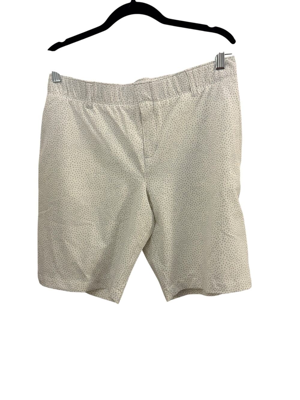 Under Armour NEW Athletic Shorts White Dot  Women’s 10 Sporty Lightweight Golf